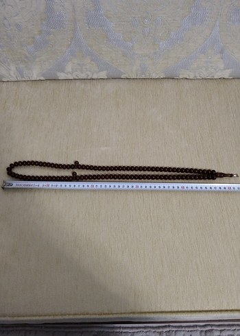 İRİ TANELİ NAMAZ TESBİHİ Klasik Kahverengi Erkek Tesbih - Görsel 5