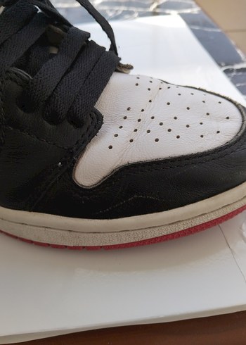 NİKE AİR JORDAN 1 RETRO HİGH SATİN BLACK BASKETBOL AYAKKABI - Görsel 8