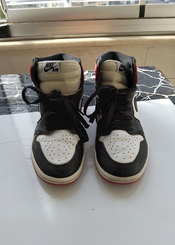 NİKE AİR JORDAN 1 RETRO HİGH SATİN BLACK BASKETBOL AYAKKABI - Görsel 5
