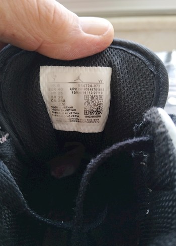 AİR JORDAN 1 MİD WHİTE SHADOW BASKETBOL AYAKKABISI - Görsel 6