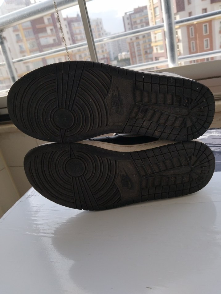 AİR JORDAN 1 MİD WHİTE SHADOW BASKETBOL AYAKKABISI - Görsel 4