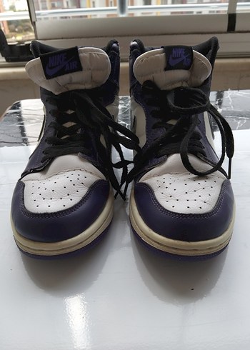 AİR JORDAN 1 RETRO HİGH COURT PURPLE BASKETBOL AYAKKABI - Görsel 4
