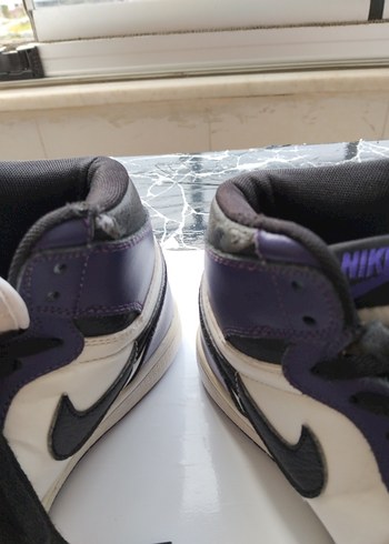 AİR JORDAN 1 RETRO HİGH COURT PURPLE BASKETBOL AYAKKABI - Görsel 7