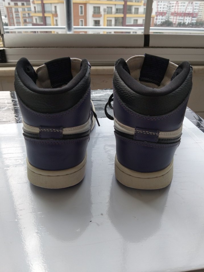 AİR JORDAN 1 RETRO HİGH COURT PURPLE BASKETBOL AYAKKABI - Görsel 3