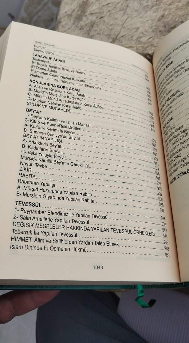 İslami Hayat İçin Temel Esaslar  Koyu Yeşil Kapaklı Kitap — görsel 9/12