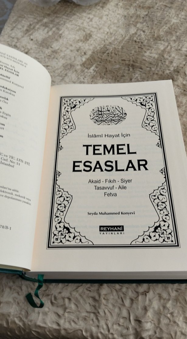 İslami Hayat İçin Temel Esaslar  Koyu Yeşil Kapaklı Kitap — görsel 6/12