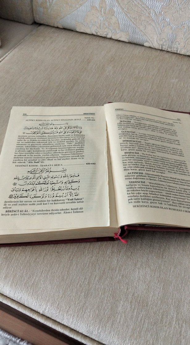 Mektubat Büyük Boy  - Bediüzzaman Said Nursinin Klasik Eseri — görsel 8/8