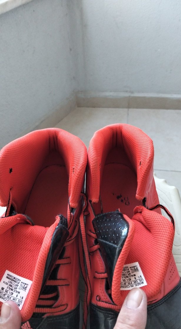 Adidas Kırmızı-Siyah Basketbol Ayakkabısı — görsel 6/10