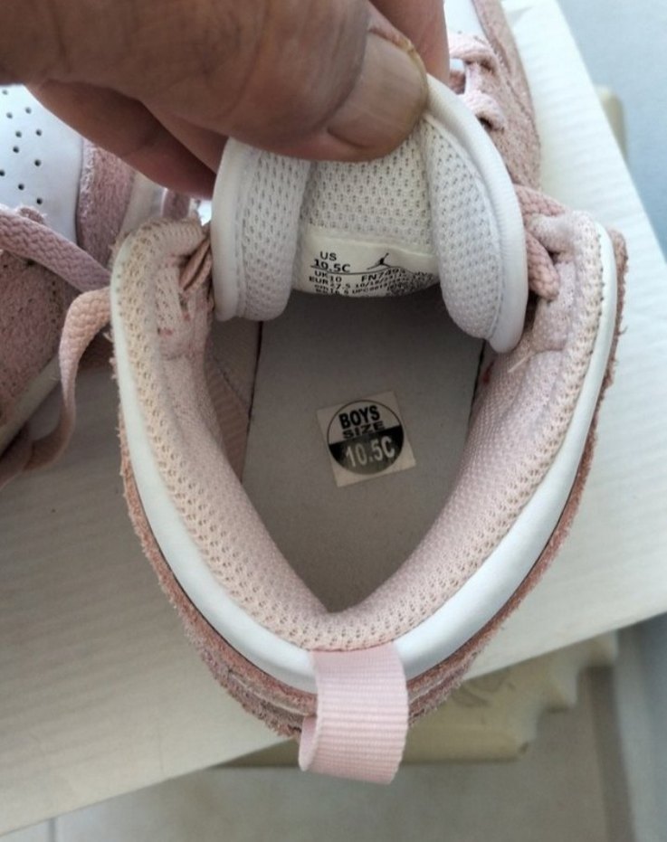 Nike Air Jordan 1 Low Pastel Pembe Sneaker — görsel 7/11