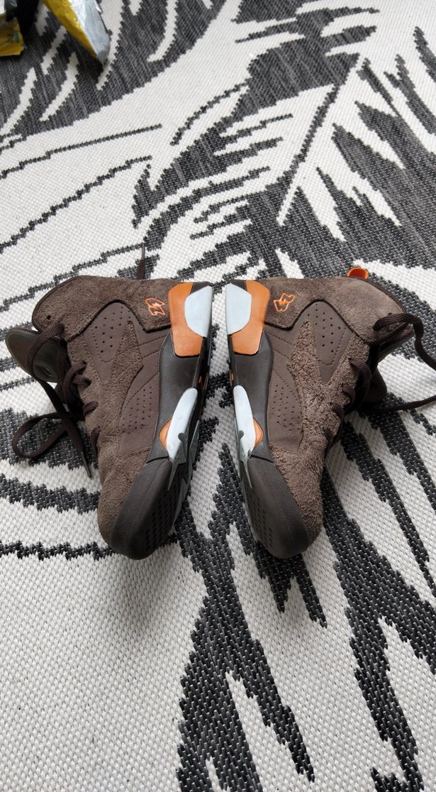 Nike Air Jordan Brown White Magma Orange — görsel 3/9