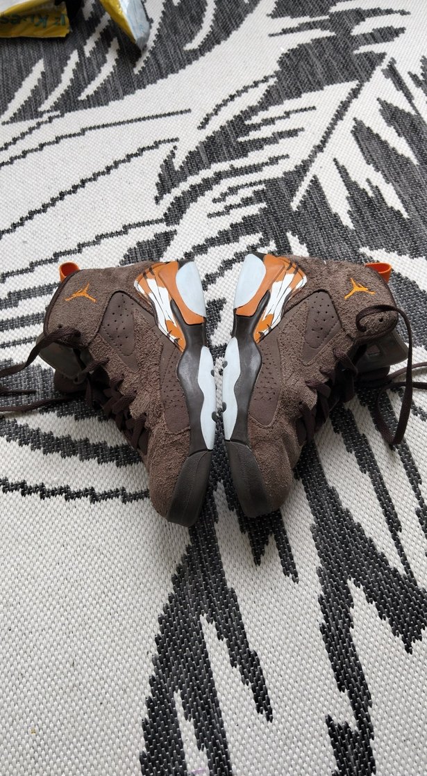 Nike Air Jordan Brown White Magma Orange — görsel 4/9