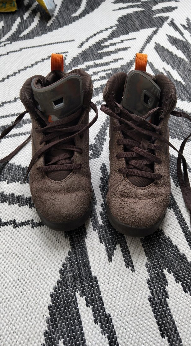 Nike Air Jordan Brown White Magma Orange — görsel 2/9