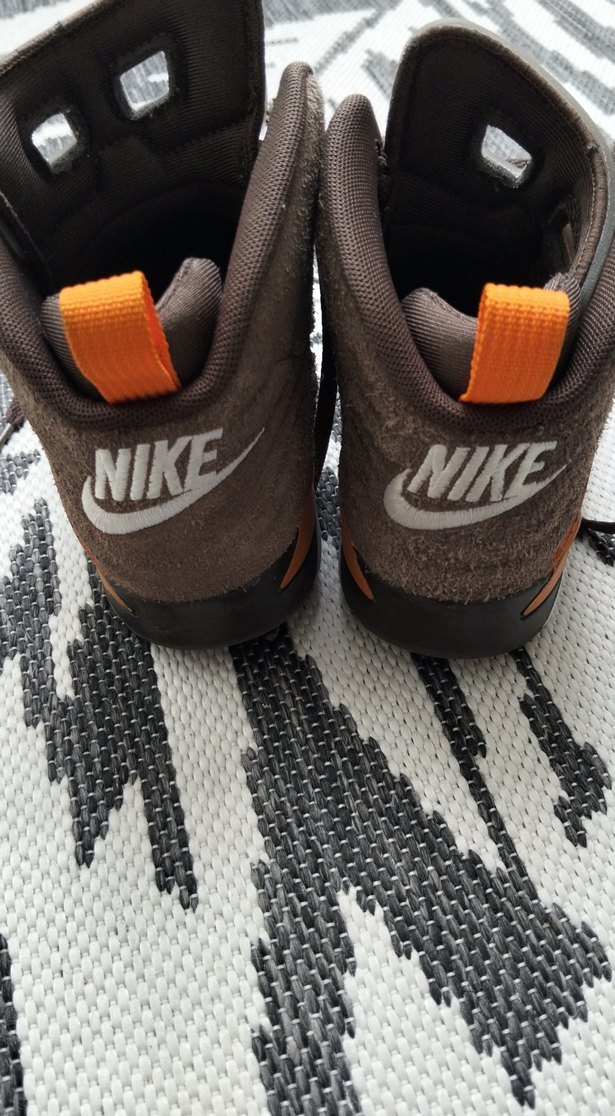 Nike Air Jordan Brown White Magma Orange — görsel 9/9