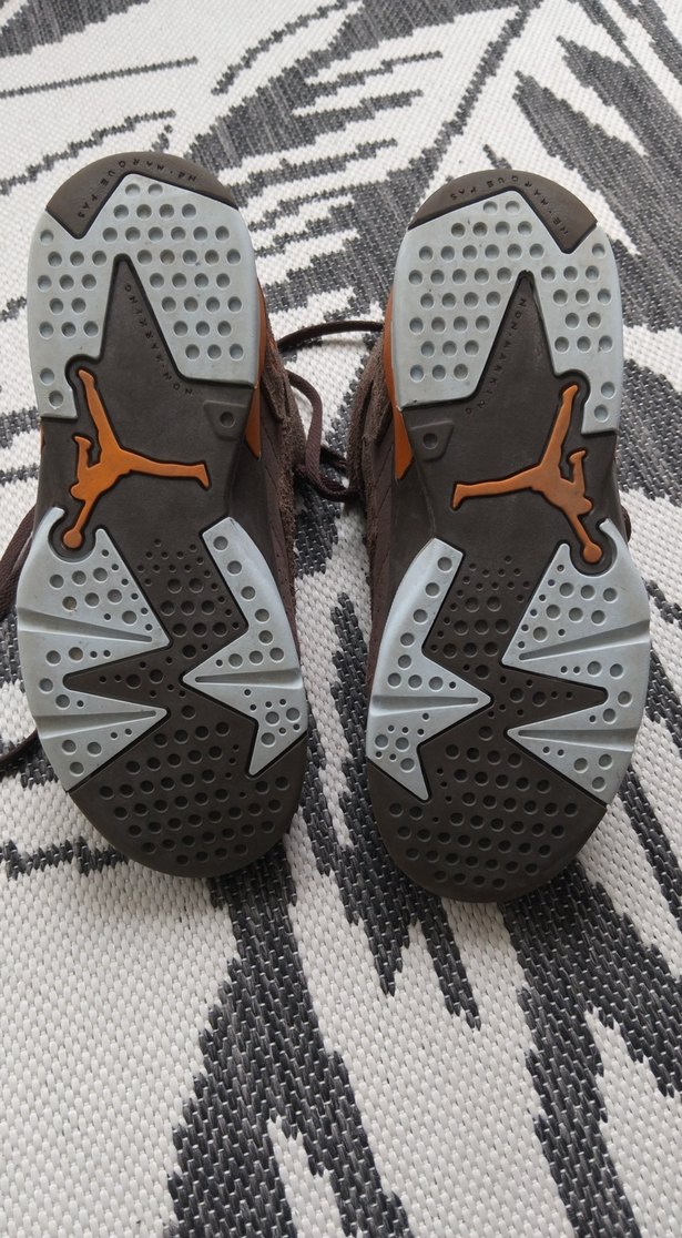Nike Air Jordan Brown White Magma Orange — görsel 6/9