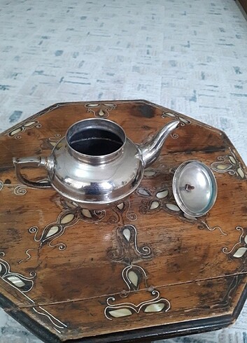 ESKİ ANTİKA ÇAYDANLIK - Görsel 5