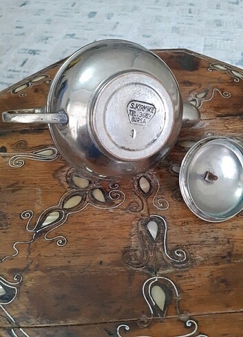 ESKİ ANTİKA ÇAYDANLIK - Görsel 7