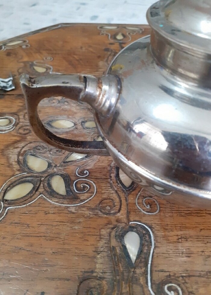 ESKİ ANTİKA ÇAYDANLIK - Görsel 3