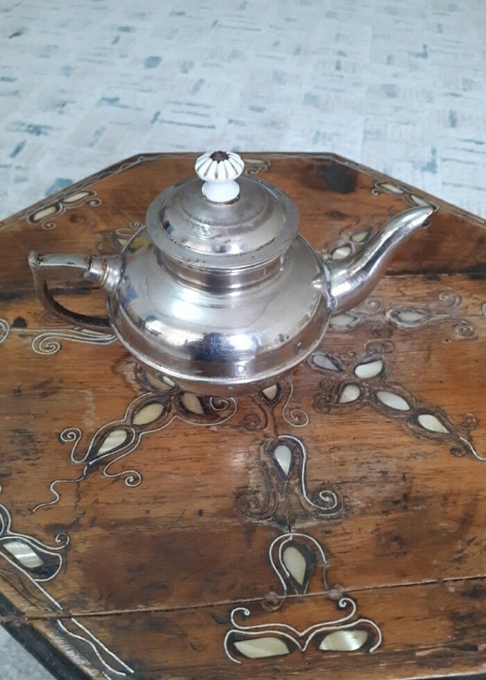 ESKİ ANTİKA ÇAYDANLIK - Görsel 4