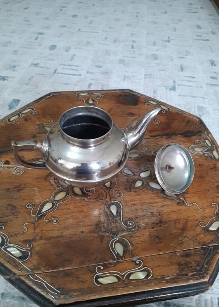 ESKİ ANTİKA ÇAYDANLIK - Görsel 5