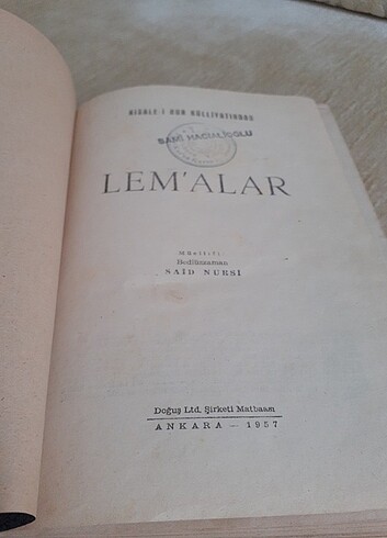 LEMALAR 1957 BASIM - Görsel 6