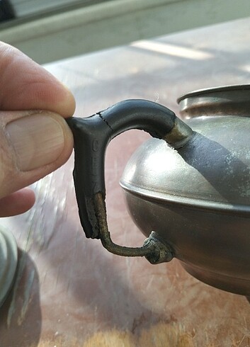 ESKİ ANTİKA BAKIR ÇAYDANLIK - Görsel 7