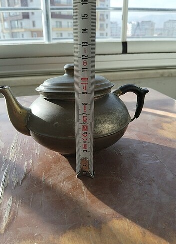 ESKİ ANTİKA BAKIR ÇAYDANLIK - Görsel 8