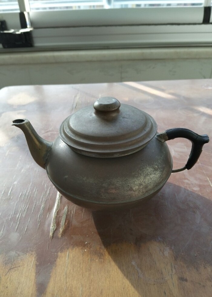 ESKİ ANTİKA BAKIR ÇAYDANLIK - Görsel 2