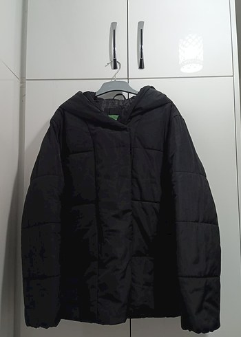 Kemerli Siyah Midi Kadın Kış Montu BOYNERDEN alındı - Görsel 2