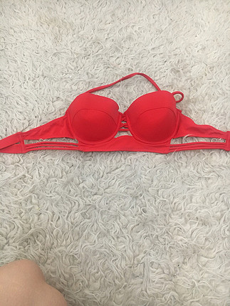 s Beden Bikini üstü kırmızı 
