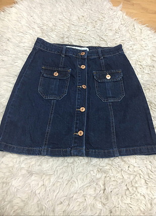LC Waikiki Mini kot etek lacivert renk yepyeni