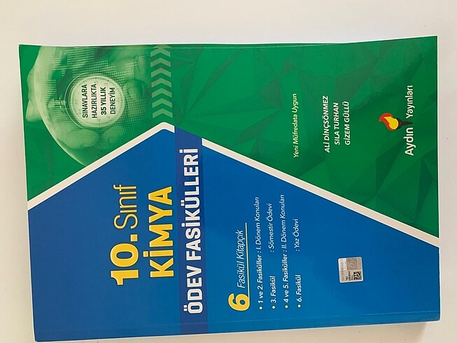 Kimya 10. Sınıf Test şeklinde ödev fasikülleri
