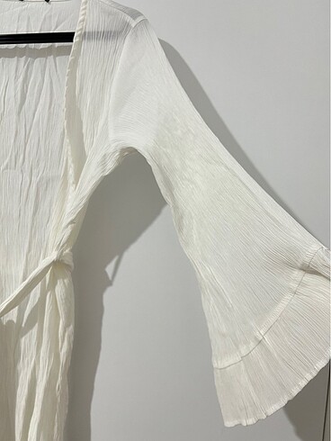 Beyaz pareo - Görsel 2