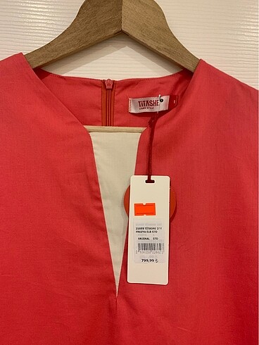 Zara Zara mercan rengi elbise