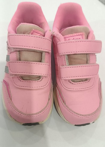 Kız Çocuk Pembe Cırtcırtlı Spor Ayakkabı
