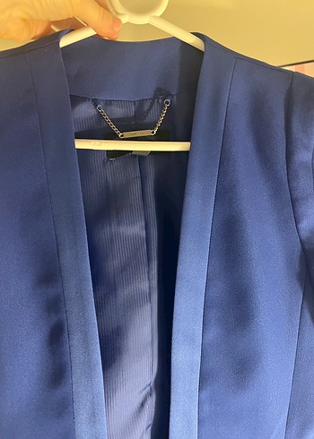 Parlak Mavi Kadın Blazer Ceket - Görsel 5