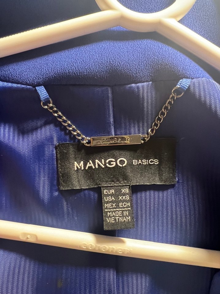 Parlak Mavi Kadın Blazer Ceket - Görsel 3