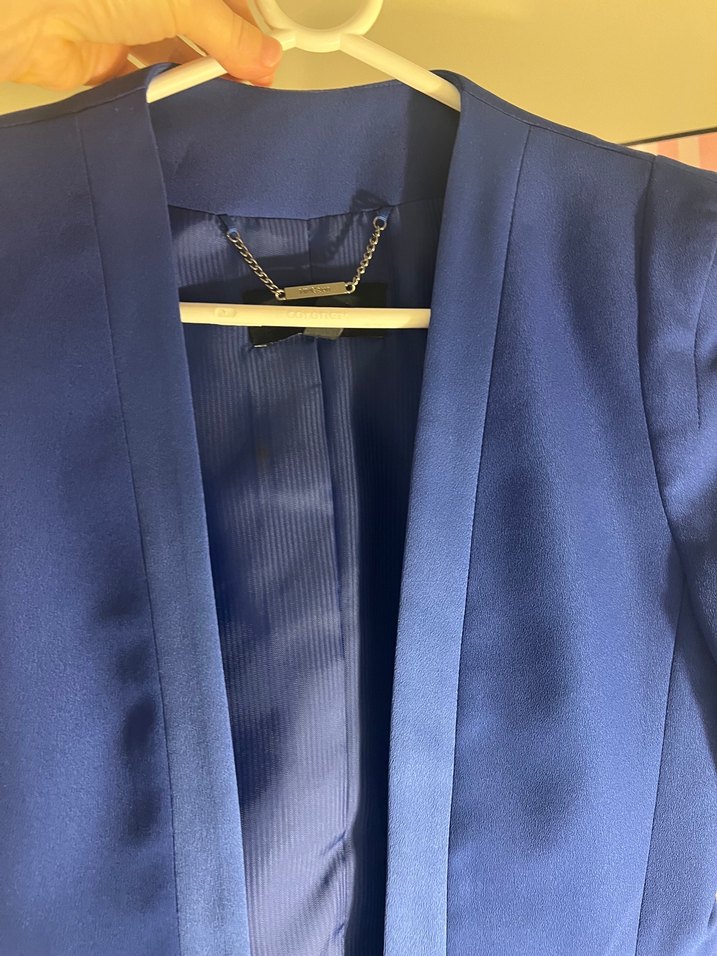 Parlak Mavi Kadın Blazer Ceket - Görsel 5