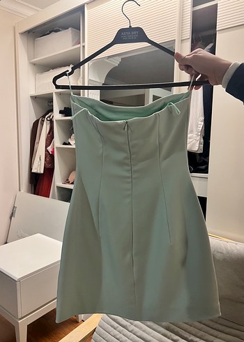 Zara taşlı mini elbise - Görsel 2