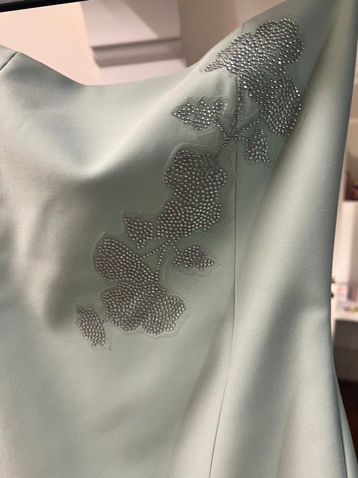 Zara taşlı mini elbise - Görsel 3