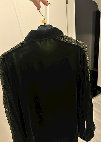 İpekyol kadife gömlek - Görsel 2