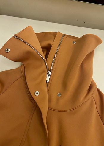 Fermuarlı Midi Kadın Ceket - Görsel 6