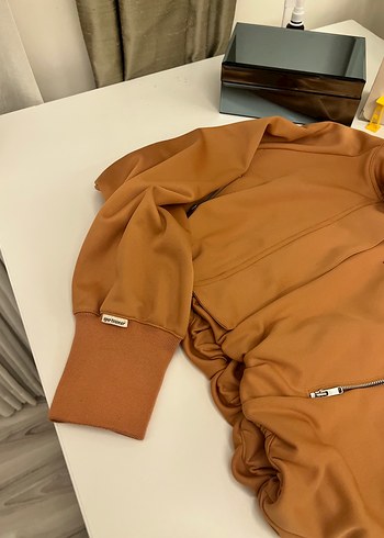 Fermuarlı Midi Kadın Ceket - Görsel 9