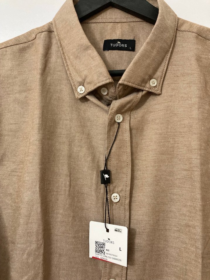 Tudors Erkek Uzun Kollu Gömlek - Görsel 2