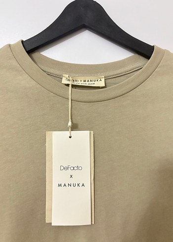 Bej Uzun Kollu Keten Sweatshirt - Görsel 2