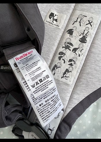 Babybjörn Gri Bebek Kanguru - Görsel 3