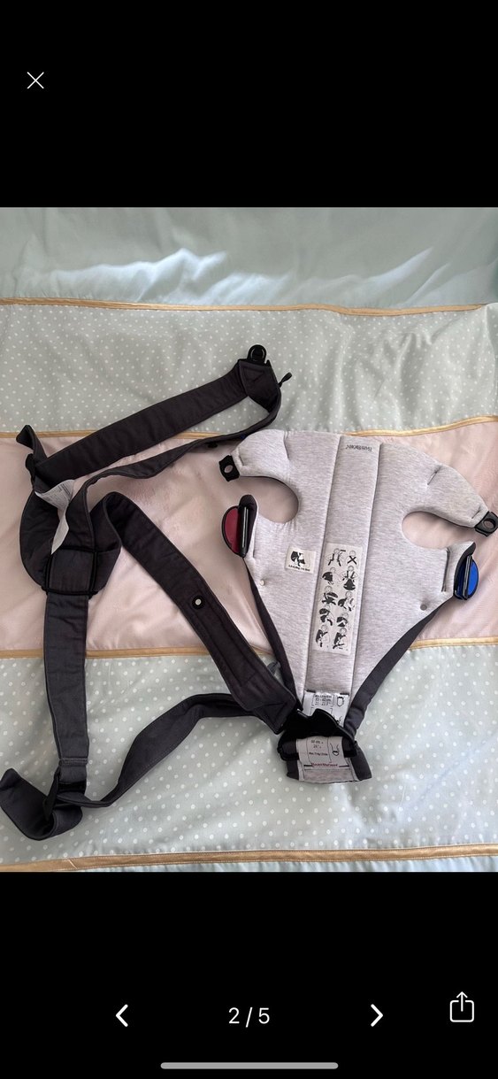 Babybjörn Gri Bebek Kanguru - Görsel 2