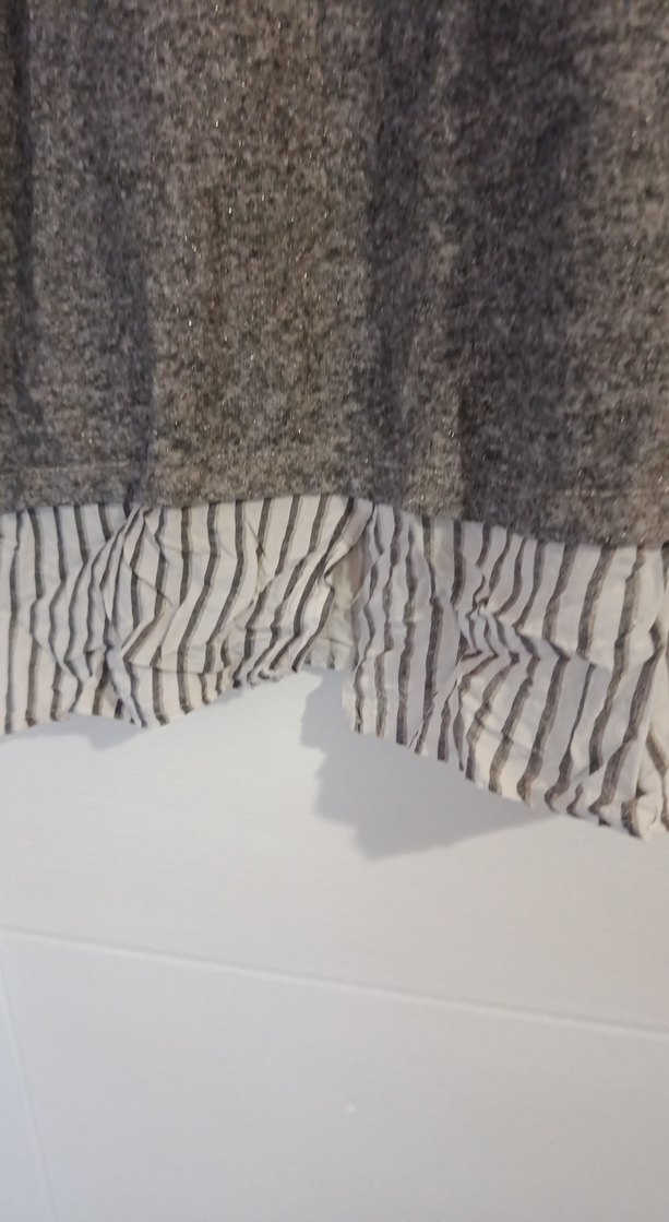 Gri Kadın Uzun Kollu Örme Triko - Görsel 3