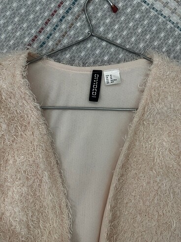 s Beden H&M marka tüylü blazer ceket-hırka