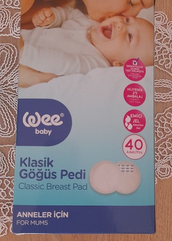  Beden Wee Baby Klasik Göğüs Pedi 40'lı