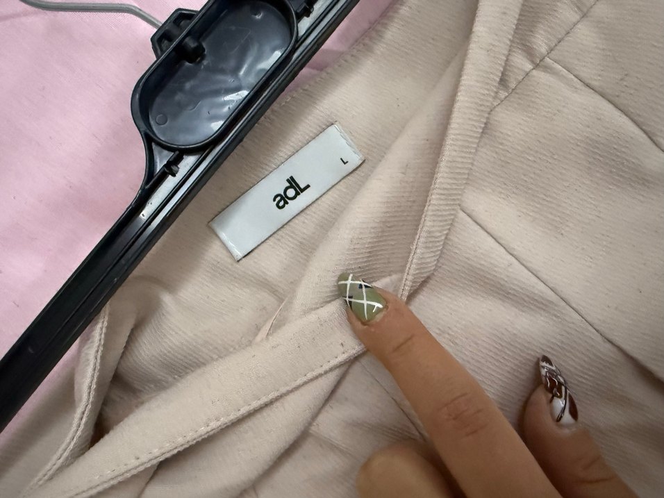 Adl Bej Pliseli Mini Keten Etek - Görsel 3